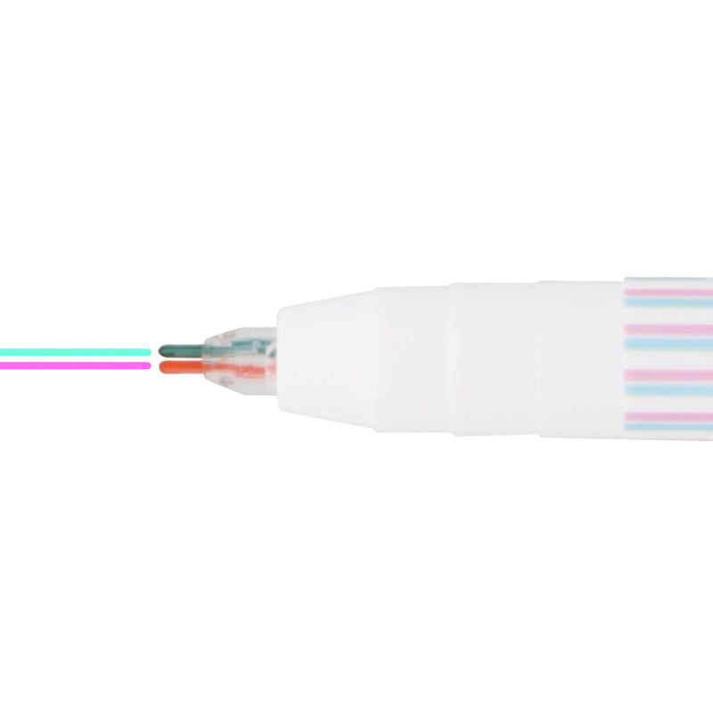 Marker Pen (Can Draw 2 Lines Simultaneously/Demon Slayer/Pink x Mint/Sun Star/twiink/SMCol(s): Pink)