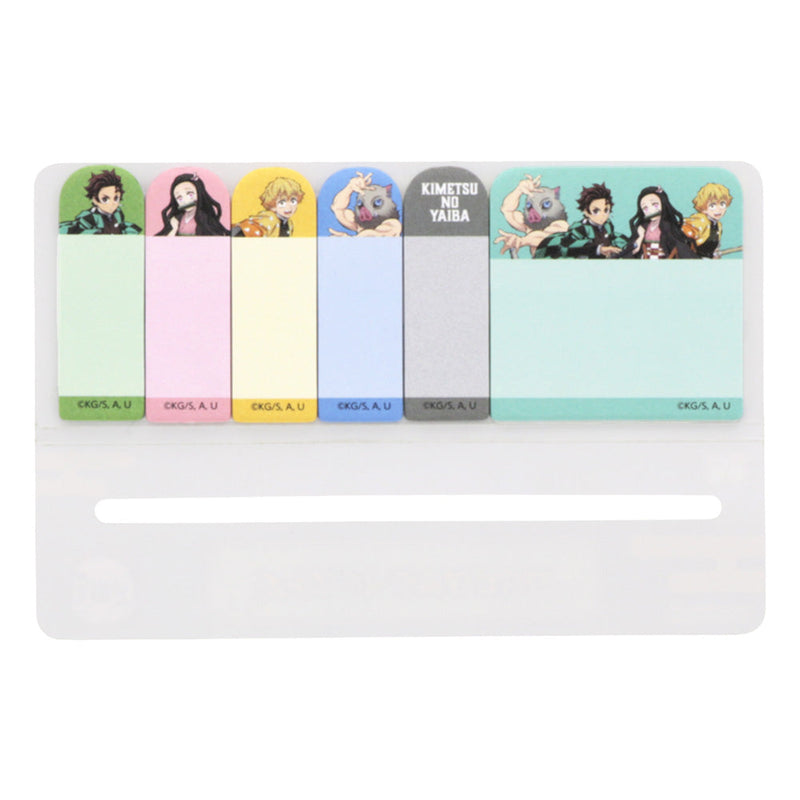 Sticky Notes (6 Designs/Die-Cut/Slim/Demon Slayer/90 Sheets/Feuilles/Sun Star/SMCol(s): Green)