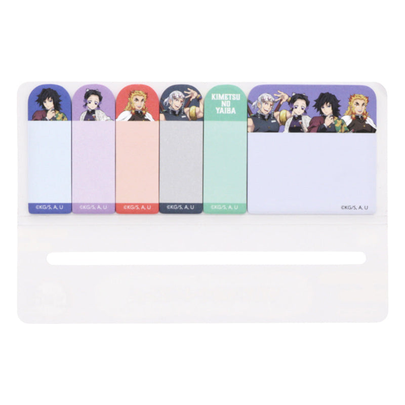 Sticky Notes (6 Designs/Die-Cut/Slim/Demon Slayer/90 Sheets/Feuilles/Sun Star/SMCol(s): Purple)