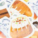 Sun-Star Germany Trip Die-Cut Sticker Flakes 4pcs x 5 Sweets