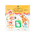 Sun-Star Germany Trip Die-Cut Sticker Flakes 4pcs x 5 Flea