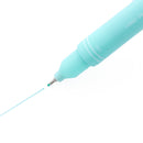 Sun-Star Rodeco Double Ended: Fine & Roller Stamp Water-Based Dot Mint Blue Marker Pen 
