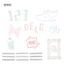 Sun-Star Rodeco Double Ended: Fine & Roller Stamp Water-Based Dot Lavender Marker Pen 