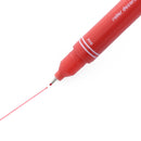 Sun-Star Rodeco Double Ended: Fine & Roller Stamp Water-Based Dot Red Marker Pen 