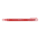 Sun-Star Rodeco Double Ended: Fine & Roller Stamp Water-Based Dot Red Marker Pen 