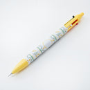 Sun-Star Floral Pattern Multifunction Pen Yellow