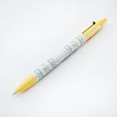 Sun-Star Floral Pattern Multifunction Pen Yellow