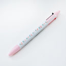Sun-Star Floral Pattern Multifunction Pen Pink