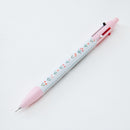 Sun-Star Floral Pattern Multifunction Pen Pink