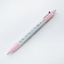 Sun-Star Floral Pattern Multifunction Pen Pink