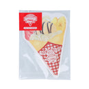 Sun-Star Real Sweets Shop In Japan Die-Cut Marion Crêpes Strawberry Banana Memo Pad  30 Sheets