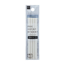 Sun-Star noc color eraser 9cm 0.5cm  Misty Snow Retractable Eraser Refills  4pcs