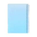 Sun Star mitte 80 Sheets B6 Morning Colour Gradient Translucent Cover Spiral Graph Ruled Notebook 