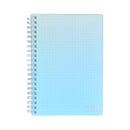 Sun Star mitte 80 Sheets B6 Morning Colour Gradient Translucent Cover Spiral Graph Ruled Notebook 