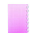 Sun Star mitte 80 Sheets B6 Sunset Colour Gradient Translucent Cover Spiral Graph Ruled Notebook 