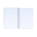 Sun Star mitte 80 Sheets B6 Midnight Colour Gradient Translucent Cover Spiral Graph Ruled Notebook 