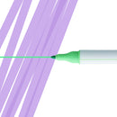 Sun-Star Dual-Ended: Chisel Tip & Bullet Tip Can Use Bullet Tip To Write On Top Of Chisel Tip With Clip Violet,Light Green Decot Marker 