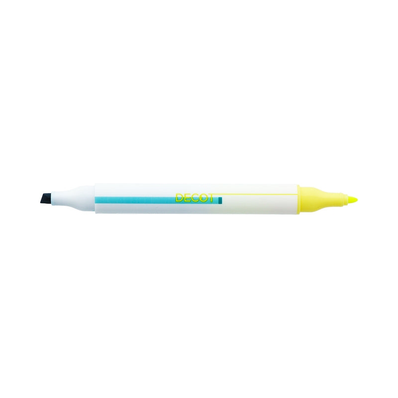 Sun-Star DECOT Dual-Ended: Chisel Tip & Bullet Tip Marker - Aqua Blue ...