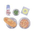 Sun-Star Kyushoku Fusen Die-Cut 6 Designs Wednesday: Pork & Beans Sticky Notes  60 Sheets
