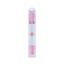 Sun-Star Hb Petal-Like Shavings Cherry Blossom-Shaped Pencils  2 pcs
