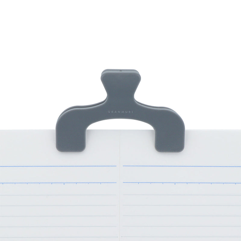 Page Holder (ABS/2.5x7.2x4.7cm/Sun Star/Ukanmuri Clip/SMCol(s): Dark Grey)