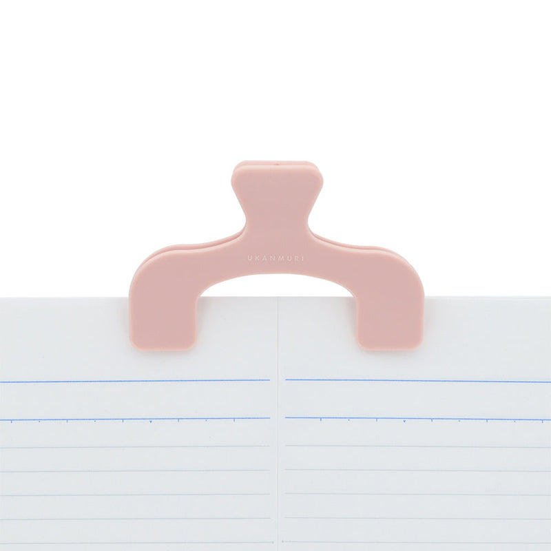 Page Holder (ABS/2.5x7.2x4.7cm/Sun Star/Ukanmuri Clip/SMCol(s): Peach Beige)