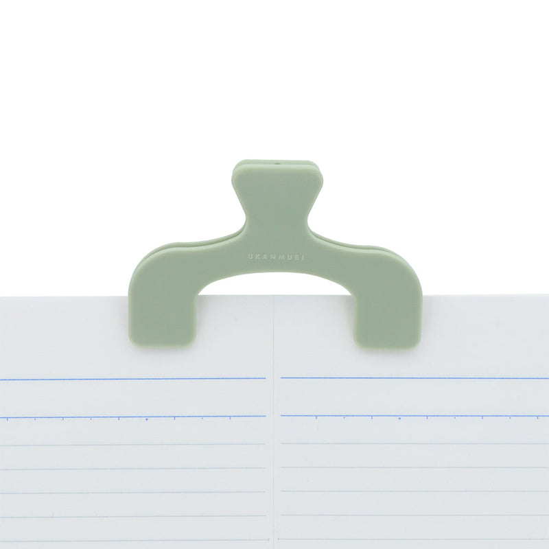 Page Holder (ABS/2.5x7.2x4.7cm/Sun Star/Ukanmuri Clip/SMCol(s): Forest Green)