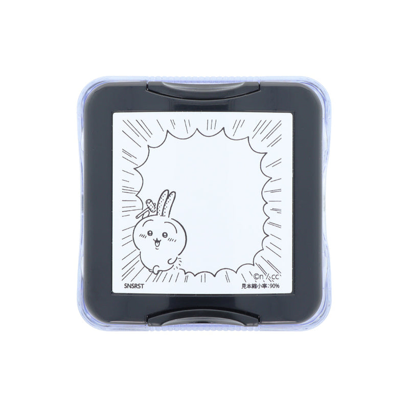 Stamp (Self-Inking/Refillable/Chiikawa: Usagi/Black/Sun Star/Memo-Pon/SMCol(s): Black,White)