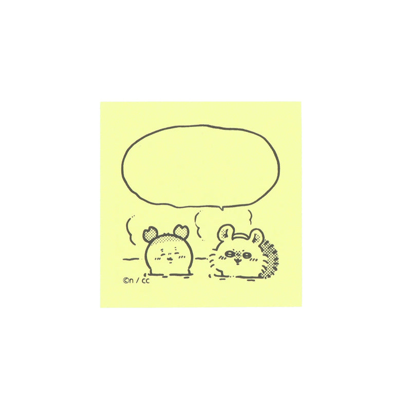 Stamp (Self-Inking/Refillable/Chiikawa: Momonga & Furuhonya/Speech Bubble/Black/Sun Star/Memo-Pon/SMCol(s): Black,White)