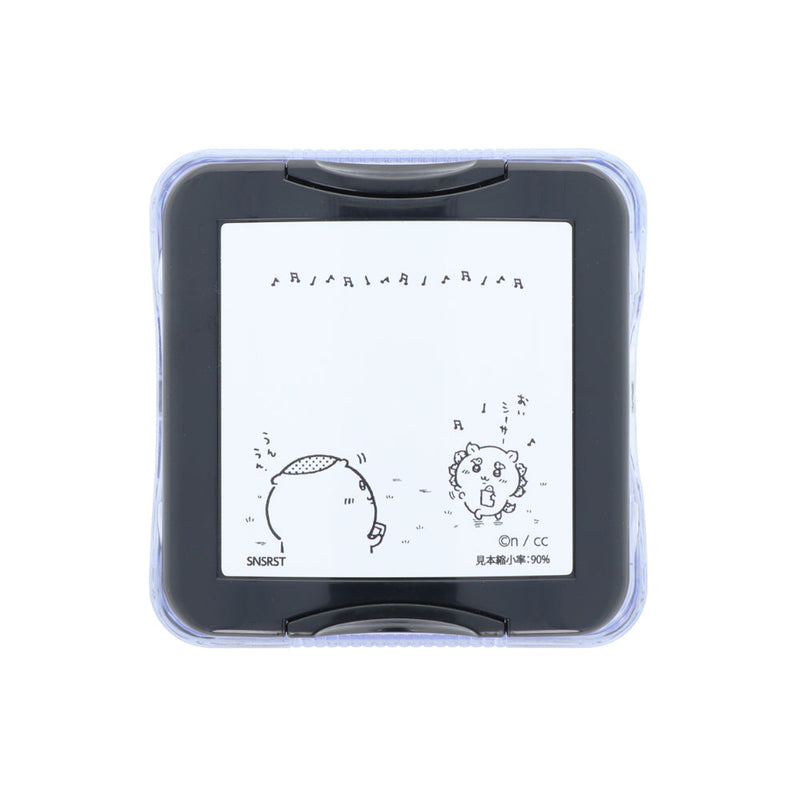 Stamp (Self-Inking/Refillable/Chiikawa: Kurimanju & Shisa/Black/Sun Star/Memo-Pon/SMCol(s): Black,White)