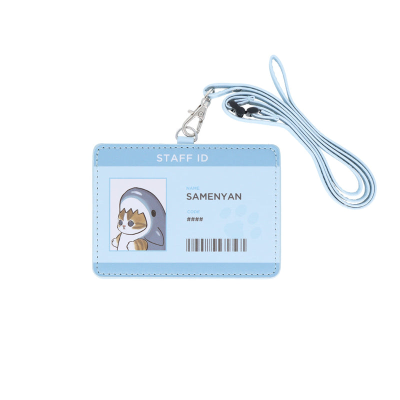 Card Holder (With Strap/Mofusand: Samenyan/0.5x12x16cm/SMCol(s): Blue)