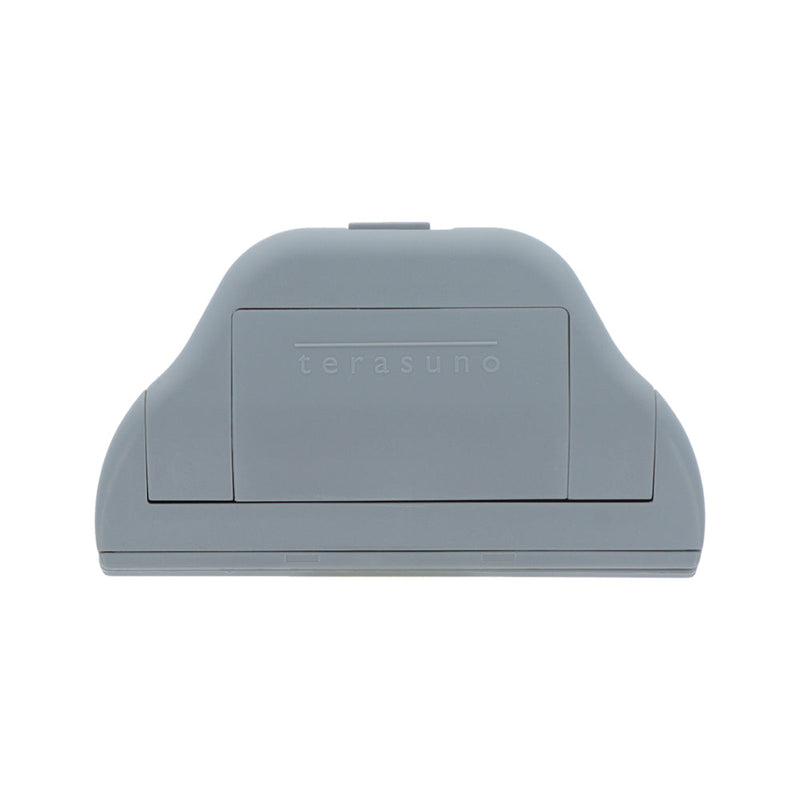 Page Holder (With Reading Light/Adjustable Angle/Daylight & Warm White Light Modes/Requires 2 AAA Batteries (Not Included)/4x9.2x5.3cm/Sun Star/terasuno/SMCol(s): Grey)