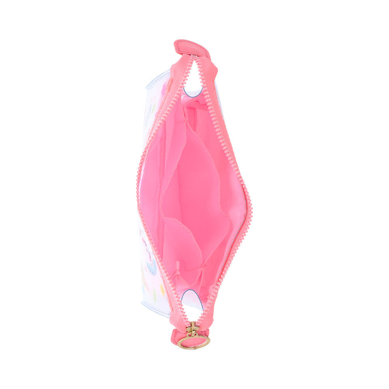 Zipper Pouch (With Gusset/Clear/Chiikawa/Lollipop/mitte Colour/6x19x10cm/Sun Star/SMCol(s): Pink)