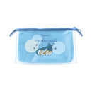 Zipper Pouch (With Gusset/Clear/Mofusand: Samenyan/mitte Colour/6x19x10cm/Sun Star/SMCol(s): Blue)