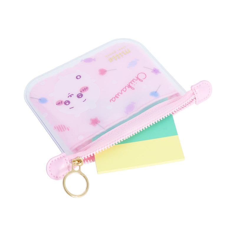 Zipper Pouch (Mini/Flat/Chiikawa/mitte Colour/1x17x10cm/Sun Star/SMCol(s): Pink)