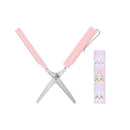 Scissors (Compact/Slide to Use/Chiikawa & Usagi/11.6cm/Ø1.4cm/Sun Star/STICKYLE/SMCol(s): Pink)