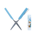 Scissors (Compact/Slide to Use/Mofusand: Shark/11.6cm/Ø1.4cm/Sun Star/STICKYLE/SMCol(s): Blue)