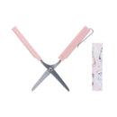 Scissors (Compact/Slide to Use/Mofusand: Kitten/11.6cm/Ø1.4cm/Sun Star/STICKYLE/SMCol(s): Pink)