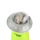 Pencil Case (With UFO-Shaped Pocket/Clear/UFO/9.5x9.5x23cm/Sun Star/UFO Pencil Case/SMCol(s): Yellow)