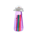Pencil Case (With UFO-Shaped Pocket/Clear/UFO/9.5x9.5x23cm/Sun Star/UFO Pencil Case/SMCol(s): Violet)