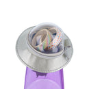 Pencil Case (With UFO-Shaped Pocket/Clear/UFO/9.5x9.5x23cm/Sun Star/UFO Pencil Case/SMCol(s): Violet)