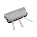 Sun-Star mag-paca Wide Magnetic Closure Pencil Case Silver
