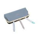 Sun-Star mag-paca Wide Magnetic Closure Pencil Case Light Blue