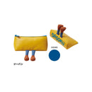 Sun-Star Dasoku Boat-Shaped Pencil Case   Jeans / Yellow