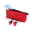 Sun-Star Dasoku Boat-Shaped Pencil Case   Fishnet Tights / Red