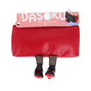 Sun-Star Dasoku Boat-Shaped Pencil Case   Fishnet Tights / Red