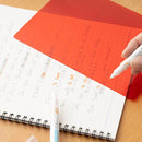 Sakura Craypas Mixline Double-Ended: Wide, Thin Water Based Coral Red, Red Highlighter Pen - Orange