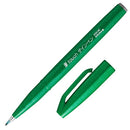 Pentel Fude Touch Sign Pen Green