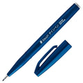Pentel Fude Touch Sign Pen Blue Black