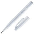 Pentel Fude Touch Sign Pen Light Grey